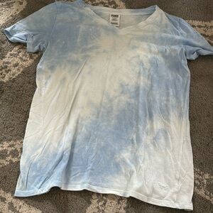 pink size medium tie die sleep shirt